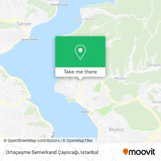 Ortaçeşme Semerkand Çayocağı map