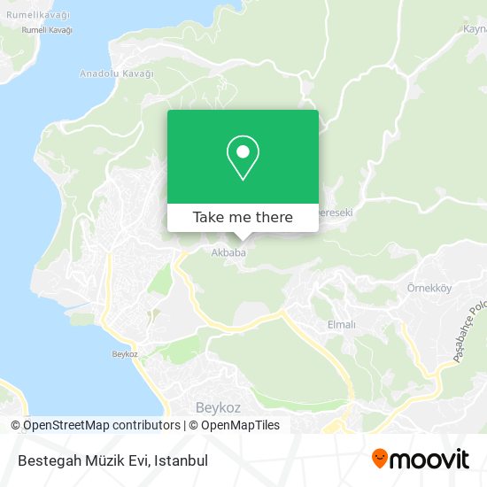 Bestegah Müzik Evi map