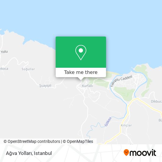 Ağva Yolları map