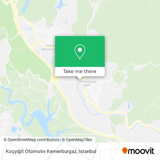 Koçyiğit Otomotiv Kemerburgaz map