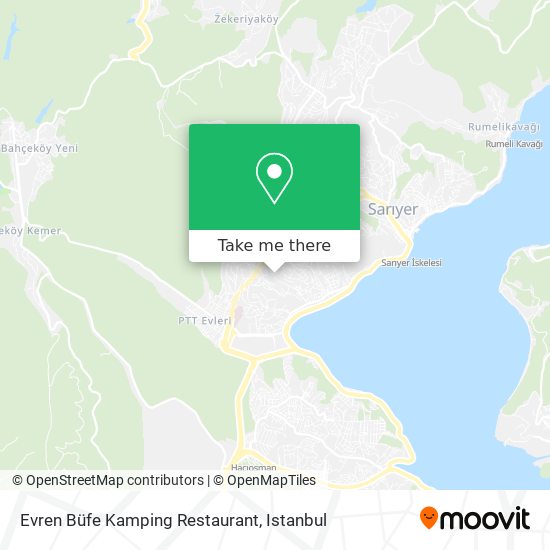 Evren Büfe Kamping Restaurant map