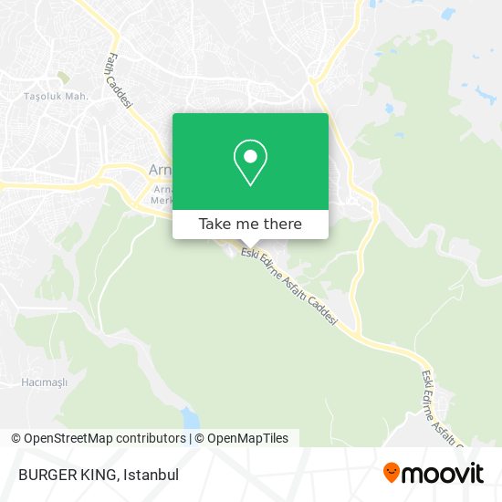 BURGER KING map