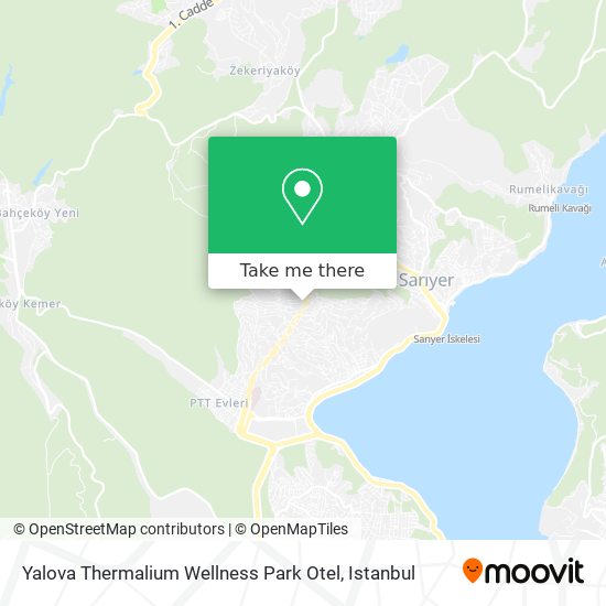 Yalova Thermalium Wellness Park Otel map