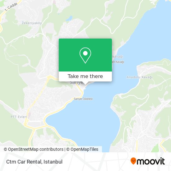 Ctm Car Rental map