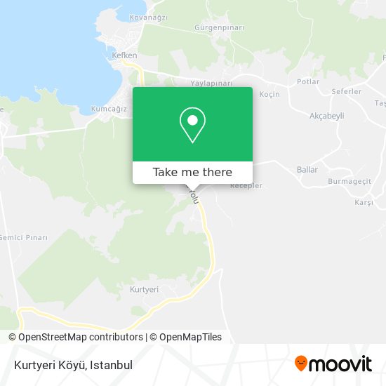 Kurtyeri Köyü map