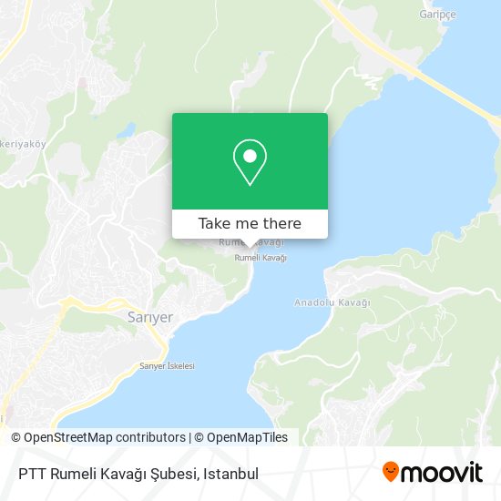 PTT Rumeli Kavağı Şubesi map