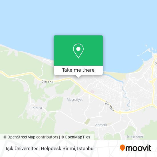 Işık Üniversitesi Helpdesk Birimi map