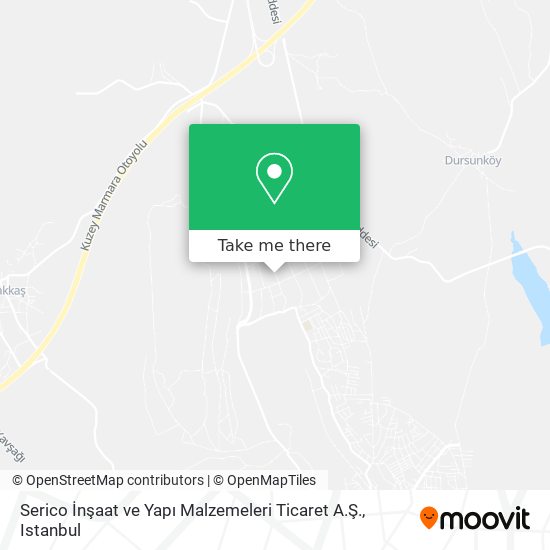Serico İnşaat ve Yapı Malzemeleri Ticaret A.Ş. map