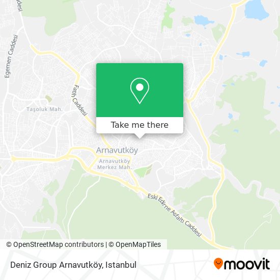 Deniz Group Arnavutköy map