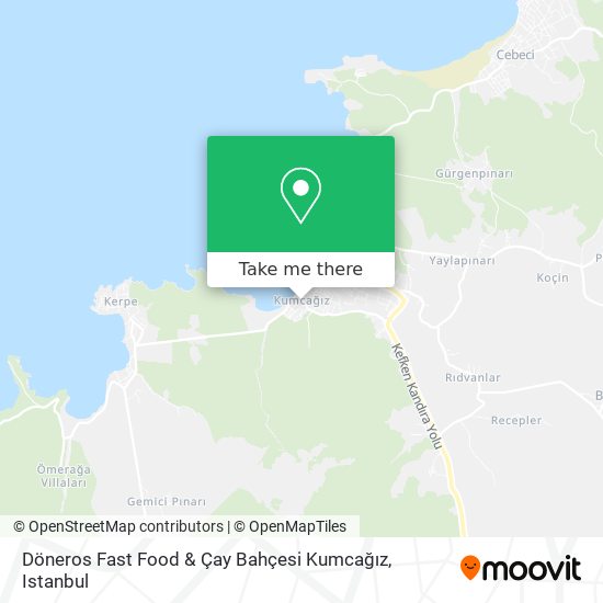 Döneros Fast Food & Çay Bahçesi Kumcağız map