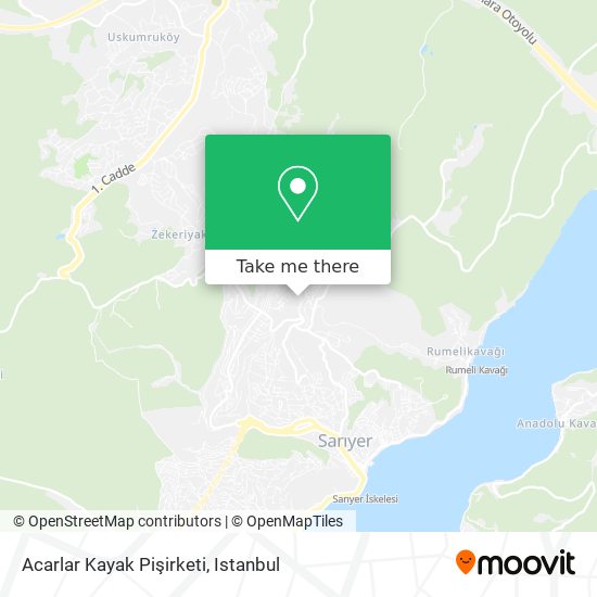 Acarlar Kayak Pişirketi map