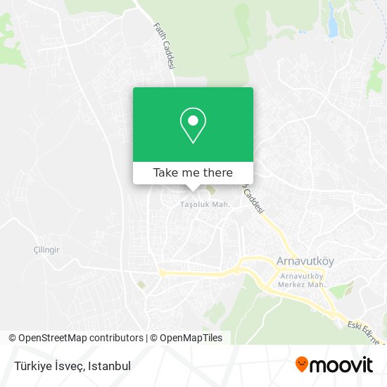 Türkiye İsveç map