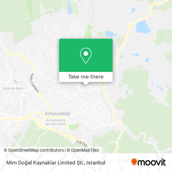 Mim Doğal Kaynaklar Limited Şti. map