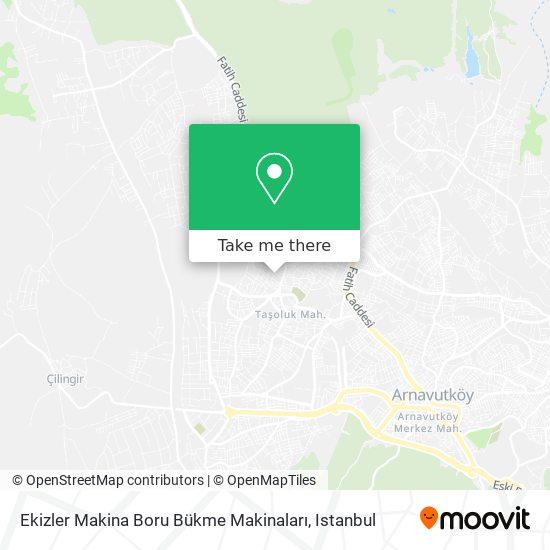 Ekizler Makina Boru Bükme Makinaları map