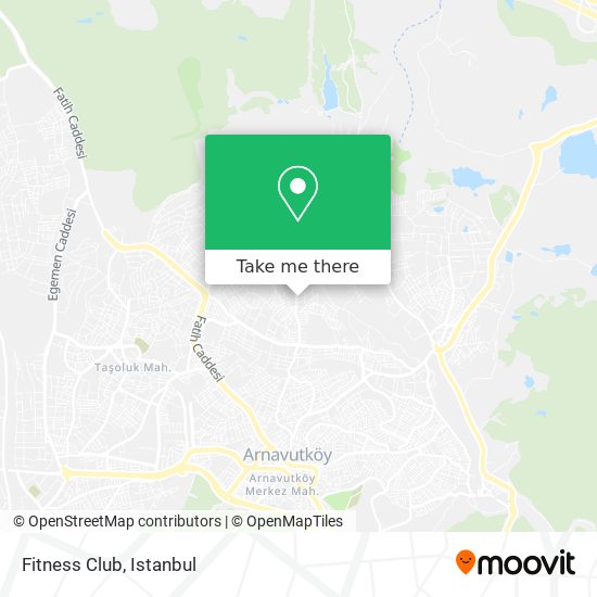 Fitness Club map