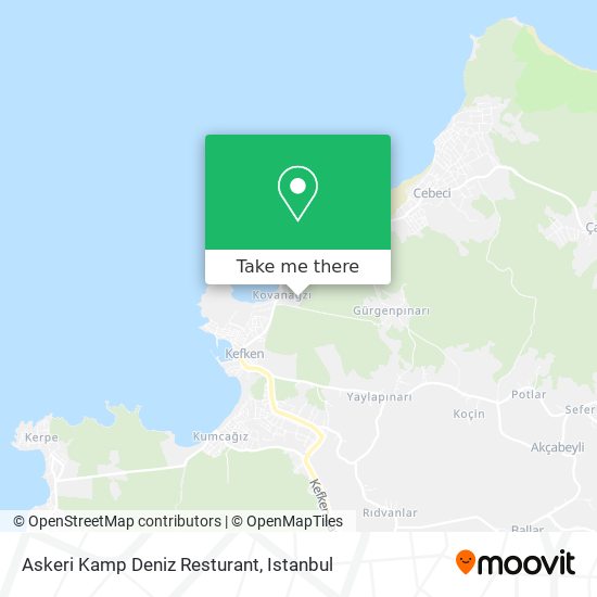 Askeri Kamp Deniz Resturant map