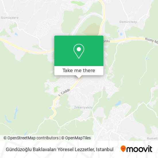 Gündüzoğlu Baklavaları Yöresel Lezzetler map