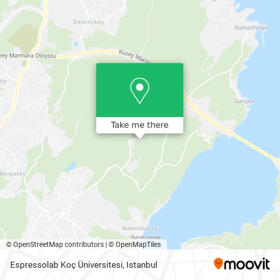 Espressolab Koç Üniversitesi map