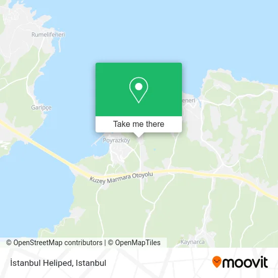 İstanbul Heliped map