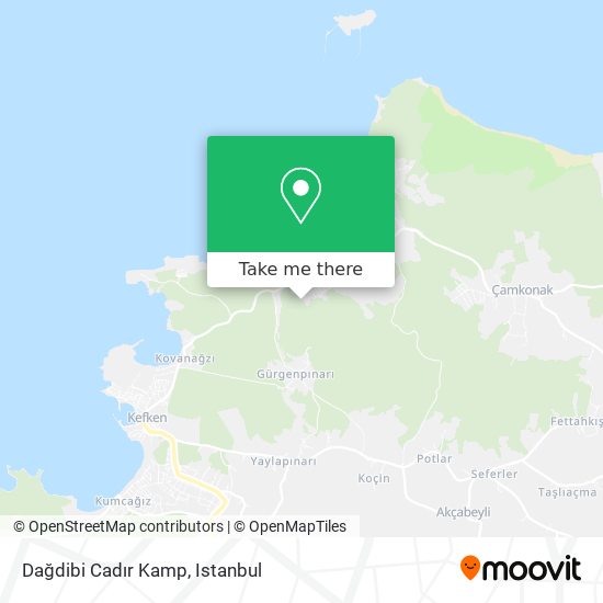 Dağdibi Cadır Kamp map