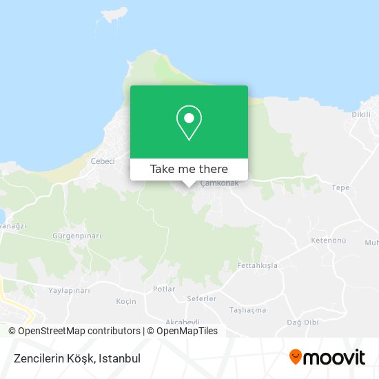 Zencilerin Köşk map
