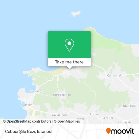 Cebeci Şile Bezi map