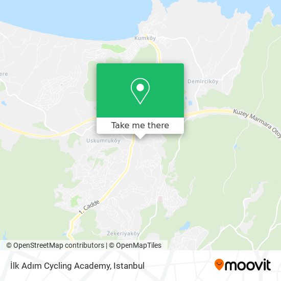 İlk Adım Cycling Academy map