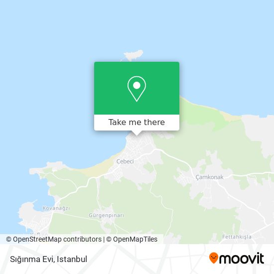 Sığınma Evi map