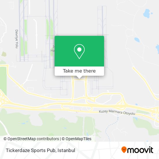 Tickerdaze Sports Pub map
