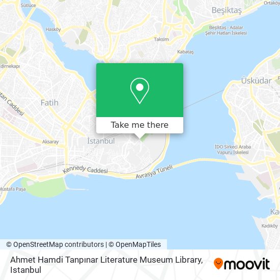 Ahmet Hamdi Tanpınar Literature Museum Library map