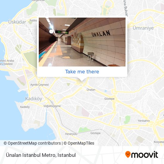 Ünalan Istanbul Metro map
