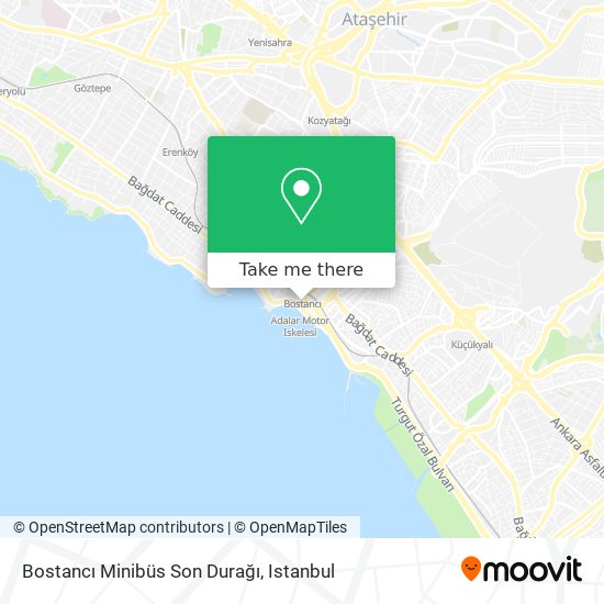 Bostancı Minibüs Son Durağı map