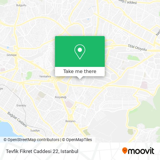 Tevfik Fikret Caddesi 22 map