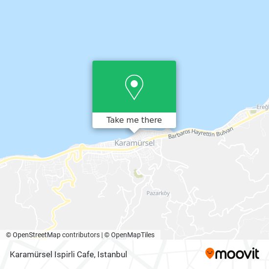 Karamürsel Ispirli Cafe map