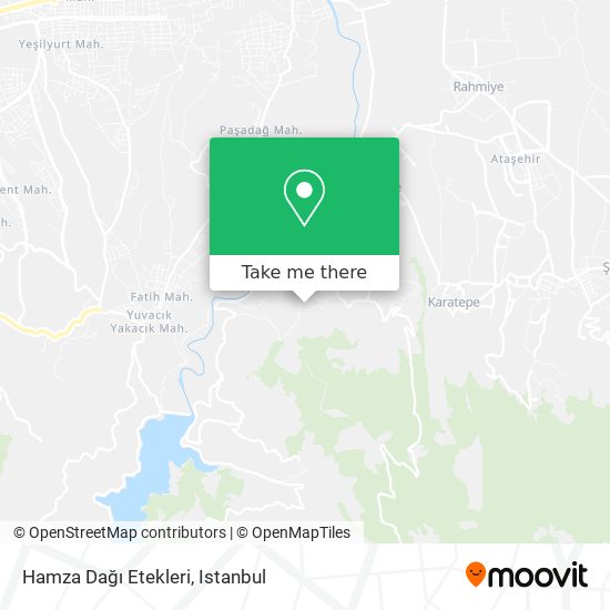 Hamza Dağı Etekleri map