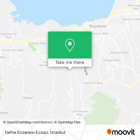 Defne Eczanesı-Eczacı map