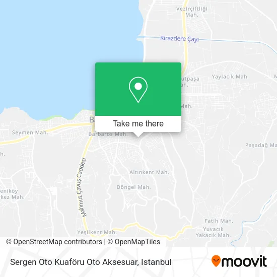 Sergen Oto Kuaföru Oto Aksesuar map