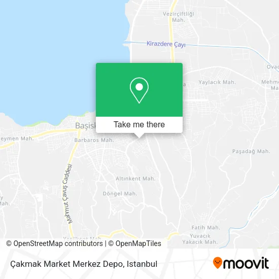 Çakmak Market Merkez Depo map