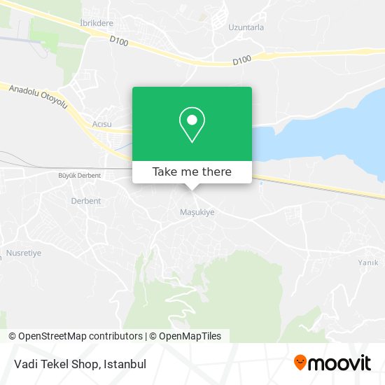 Vadi Tekel Shop map