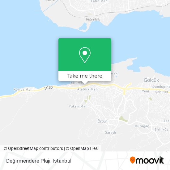 Değirmendere Plajı map