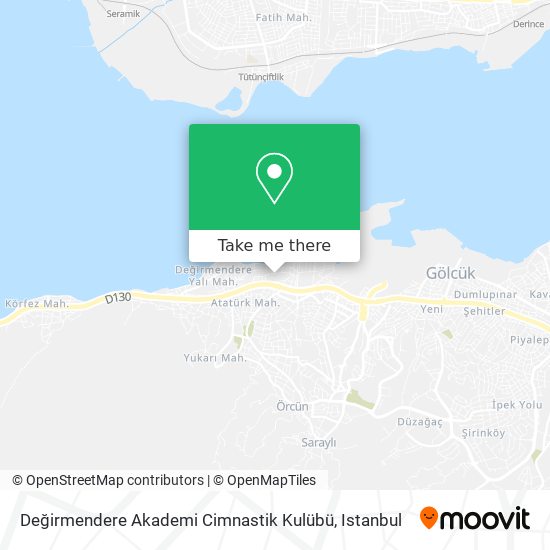 Değirmendere Akademi Cimnastik Kulübü map