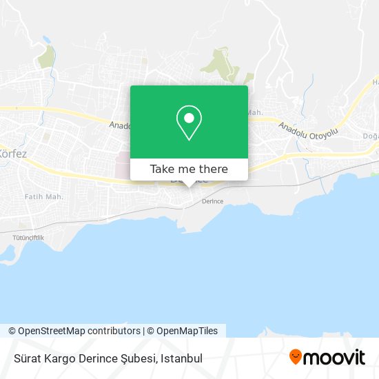 Sürat Kargo Derince Şubesi map