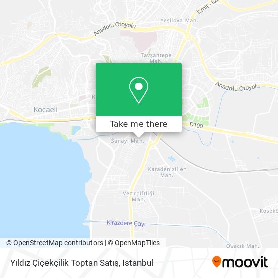 Yıldız Çiçekçilik Toptan Satış map