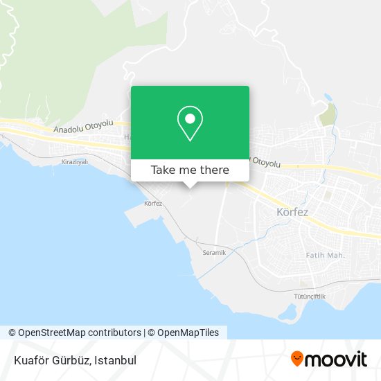 Kuaför Gürbüz map
