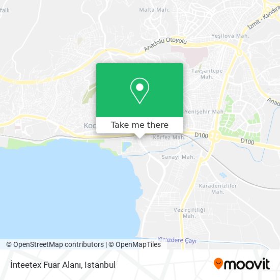 İnteetex Fuar Alanı map