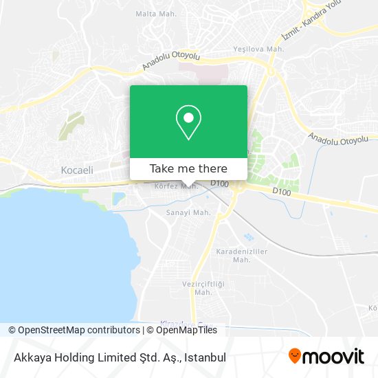 Akkaya Holding Limited Ştd. Aş. map