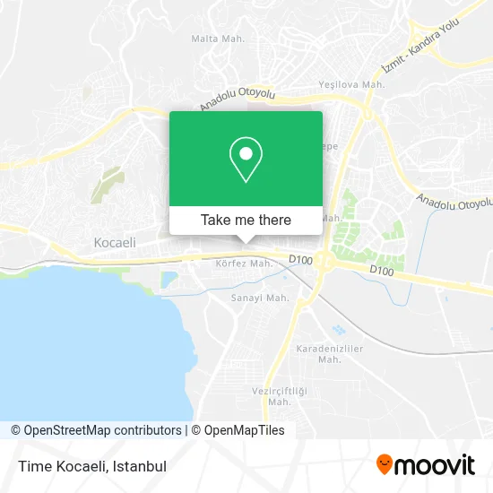 Time Kocaeli map