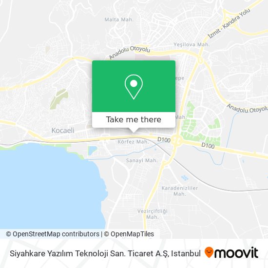 Siyahkare Yazılım Teknoloji San. Ticaret A.Ş map