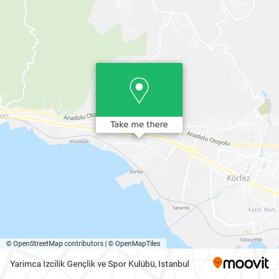 Yarimca Izcilik Gençlik ve Spor Kulübü map