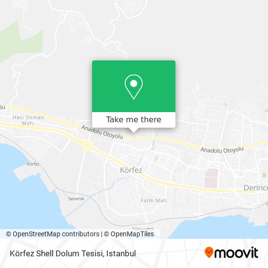 Körfez Shell Dolum Tesisi map